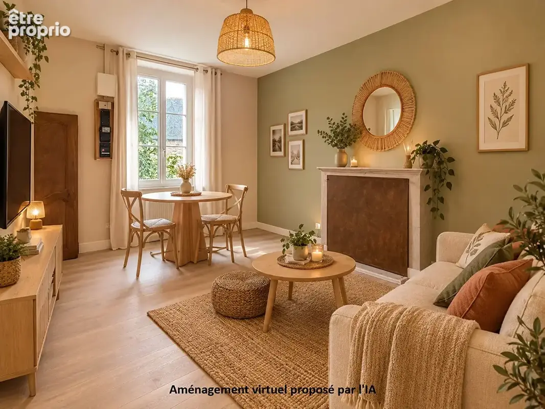 Appartement Le Rheu 3 pièce(s) 55 m2 - photo 2