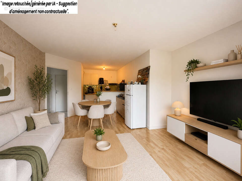 Appartement T2 de 43 M2 avec 8.7 M2 de terrasse - photo 2