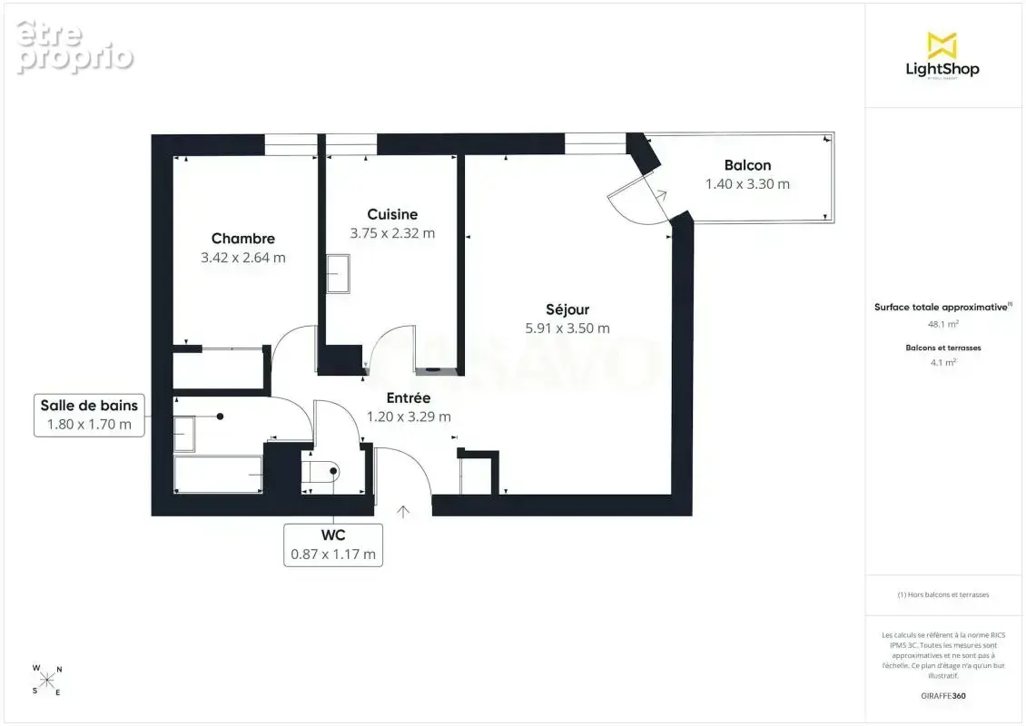 Vente Appartement 2 pièces de 48m² - 69002 Lyon - photo 9