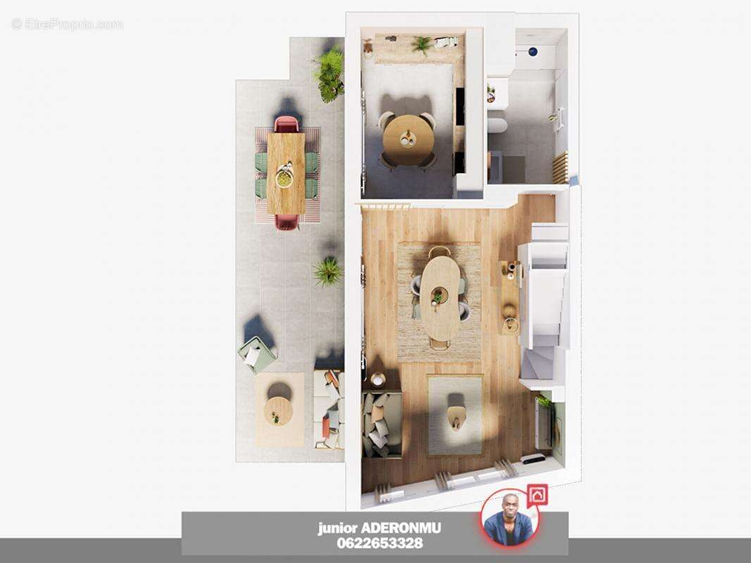 Appartement à L'ILE-SAINT-DENIS