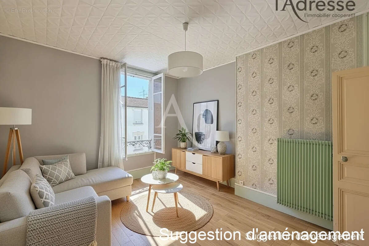 Suresnes Carnot - Appartement 3 pièces 42m² avec beau potentiel - photo 2