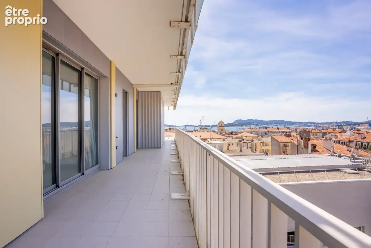 Vue panoramique Toulon terrasse 103 m2 - photo 7