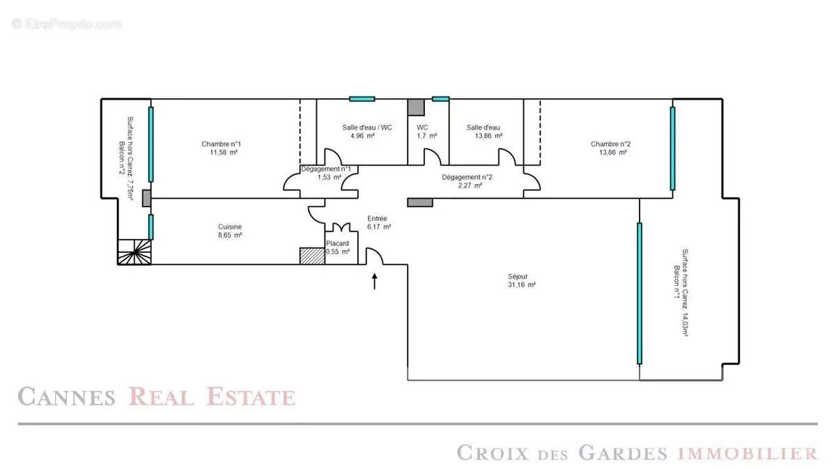 Appartement à CANNES