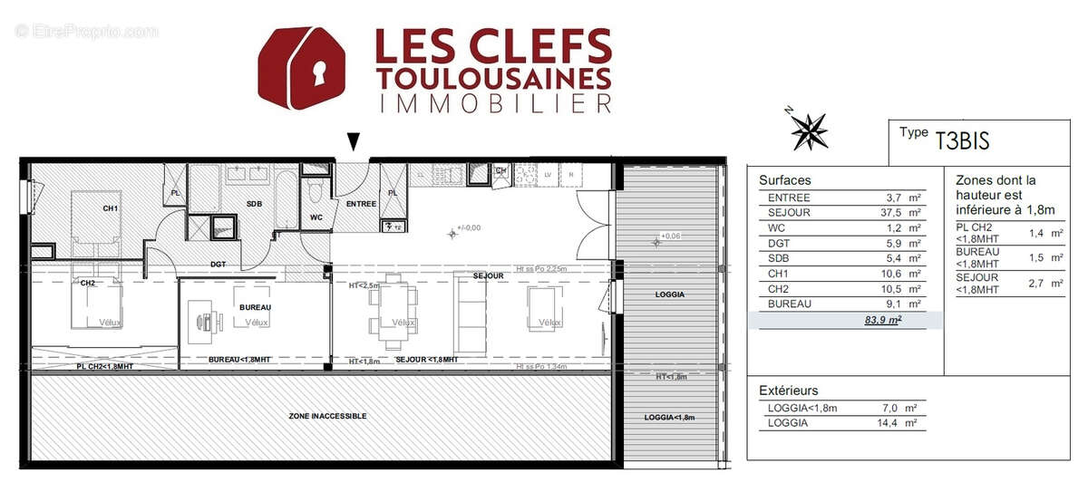 Appartement à CUGNAUX