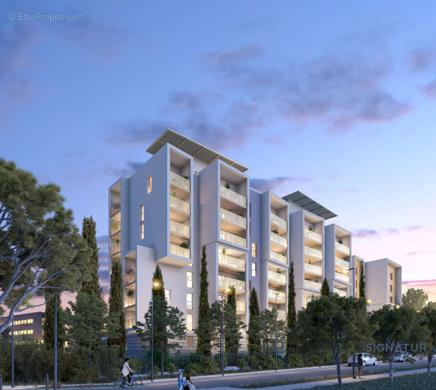 Appartement T2 - Traversant - 45m2 - double terrasse - Port Marianne - photo 2