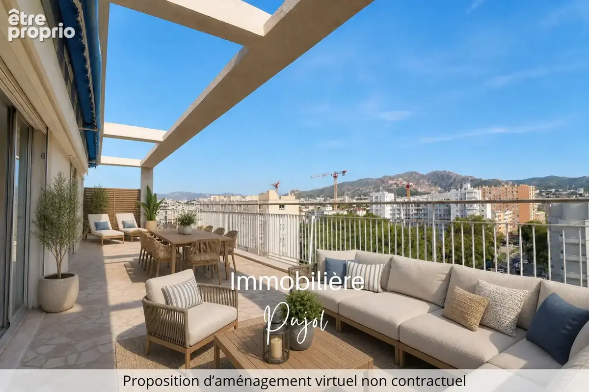 Rouet 13008 - Appartement T2 - Grande terrasse en dernier étage - photo 2