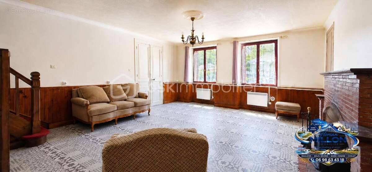 Argentonnay – Maison de caractère avec 2 suites - 96 m² - photo 4