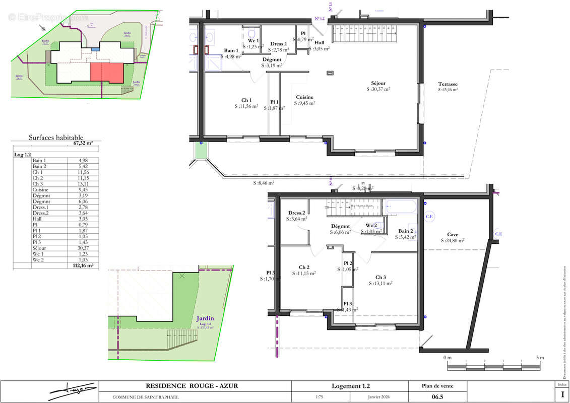 Appartement à SAINT-RAPHAEL