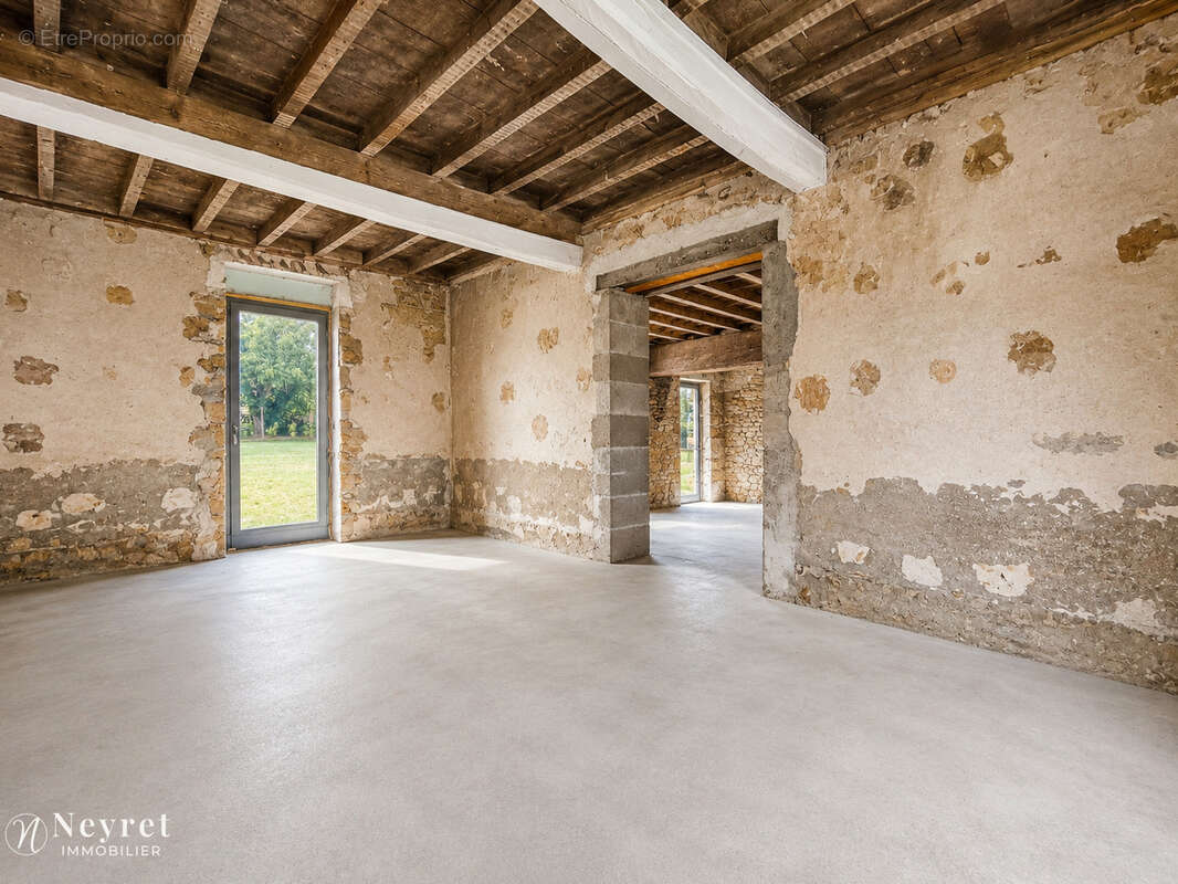Gleizé   bâtisse de caractère à aménager   194 m2   extérieur privatif - photo 4