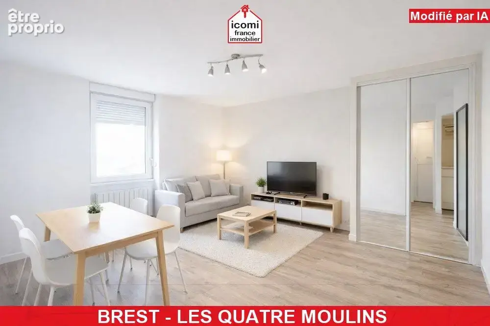 Finistere - brest (29200) - a vendre - appartement studio de 25 m² avec vue mer dernier etage en dalle beton - excellent dpe : b - photo 4