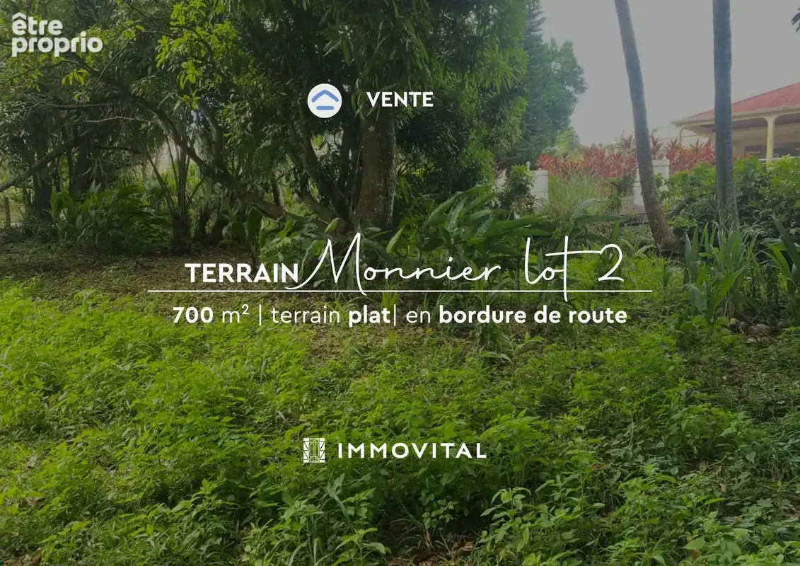 Photo Terrain à Lamentin au prix de 132 223€