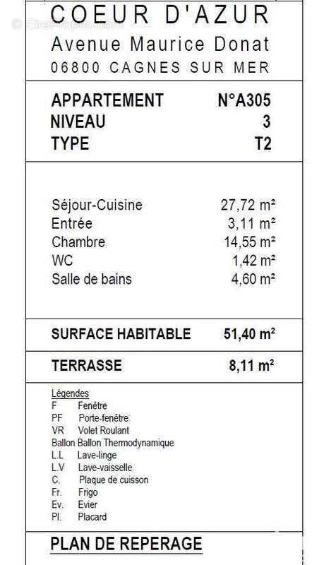 Appartement 51 m² à Cagnes-Sur-Mer  - photo 2