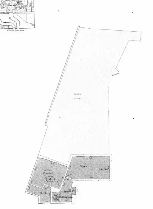 A vendre - 2 Pièces - Inkermann-  Jardin - Lycée Pasteur- Bon état - photo 14