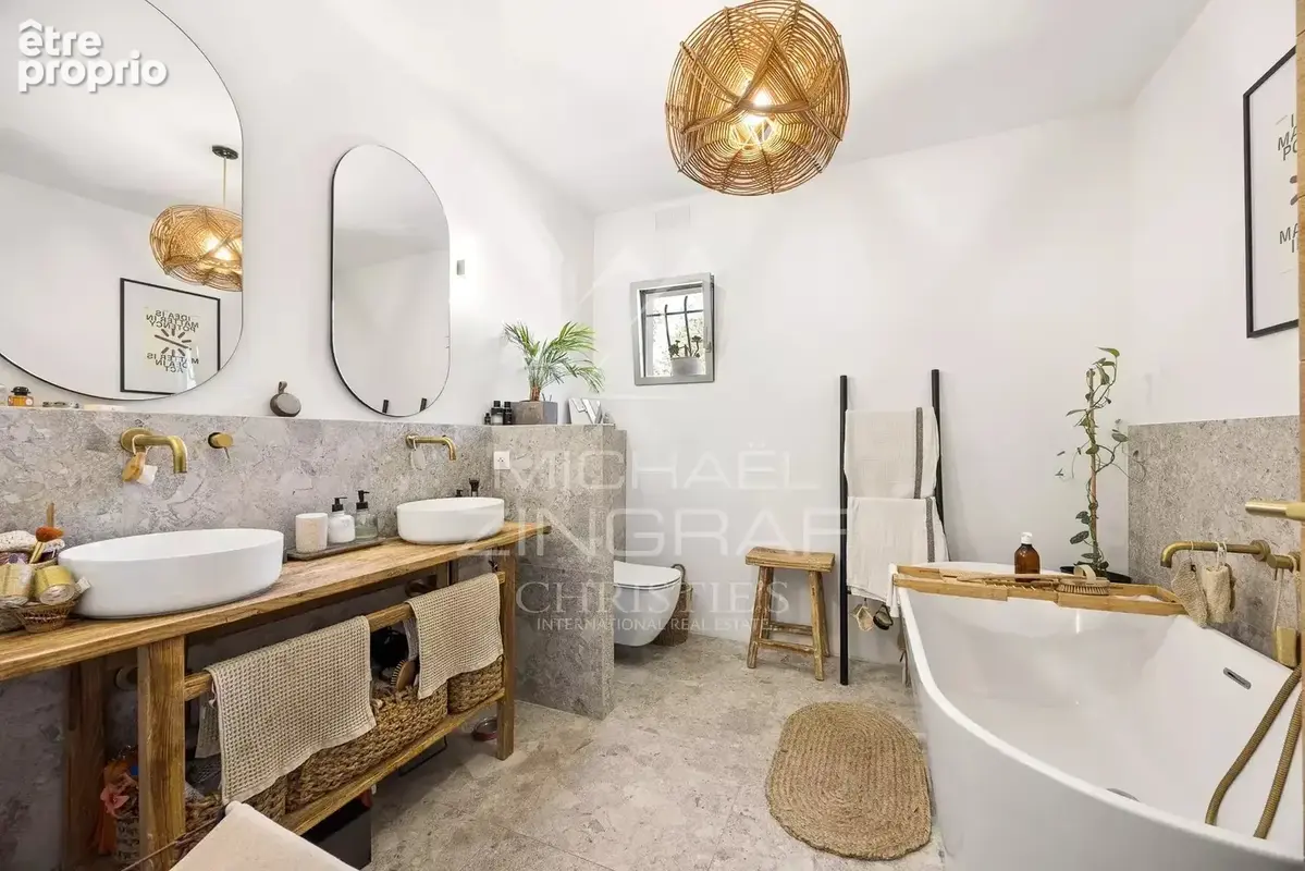 Nice - Bellet - Villa rénovée avec piscine, vue dégagée - photo 13