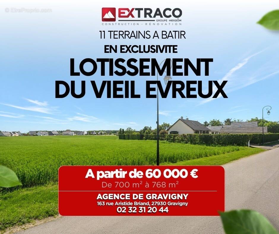 Terrain à LE VIEIL-EVREUX