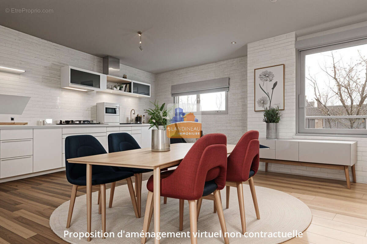 Appartement T2 Le Pellerin 44.85 m2  avec place de stationnement - photo 3