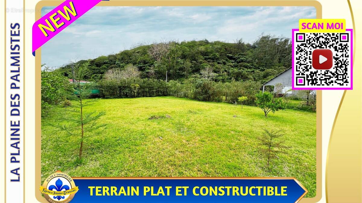 Terrain à LA PLAINE-DES-PALMISTES