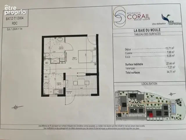 Le moule dans residence standing de 85 appartements beau t1 - logement neuf - residence avec piscine - photo 4