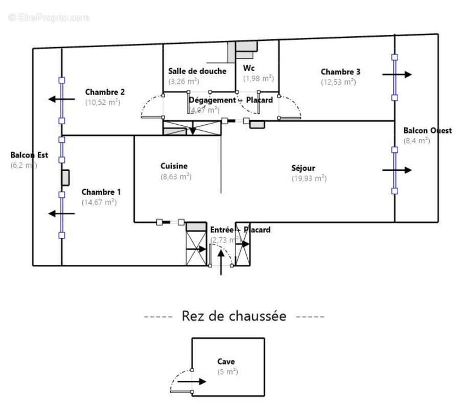 Appartement à MENTON