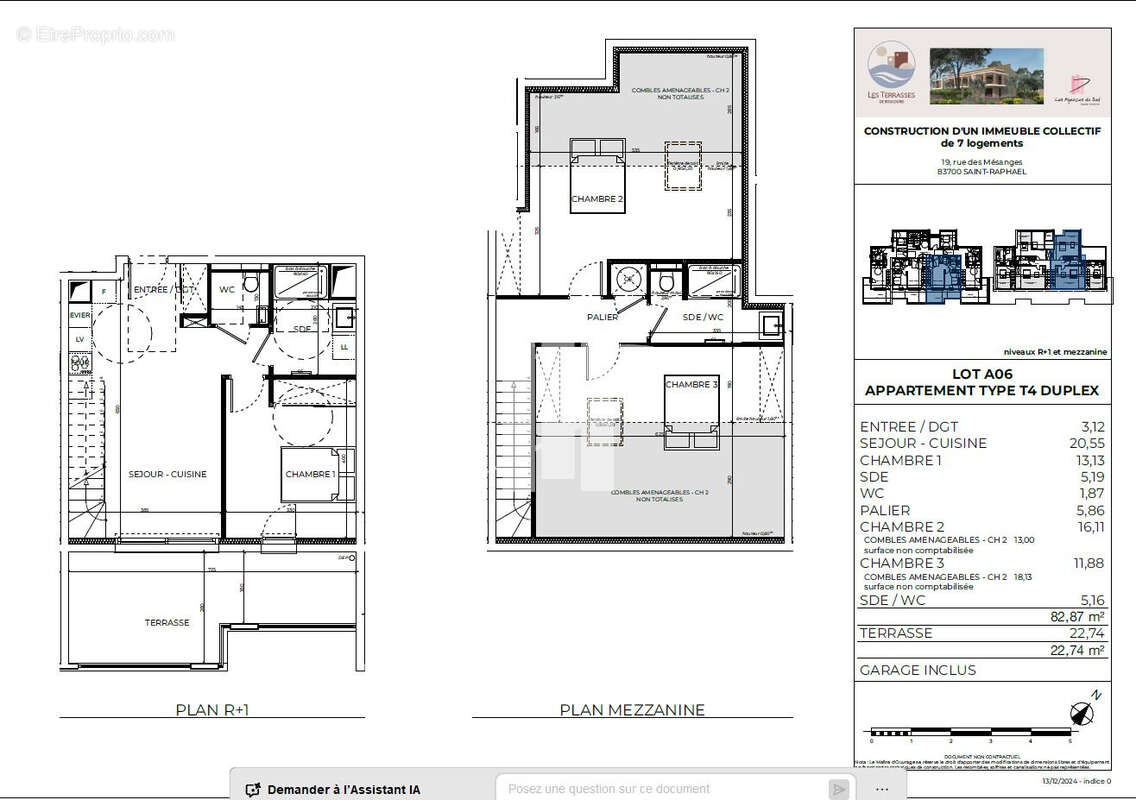 Appartement à SAINT-RAPHAEL
