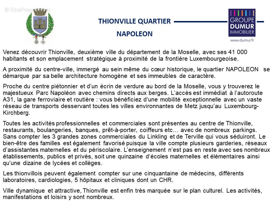 Appartement à THIONVILLE