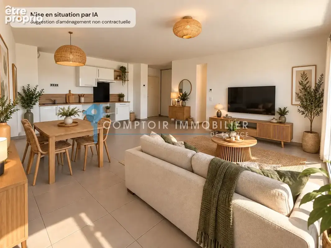Castelnau-le-Lez   Urban Eden : Superbe T3 lumineux avec terrasse de 19 m2 et box fermé - photo 3