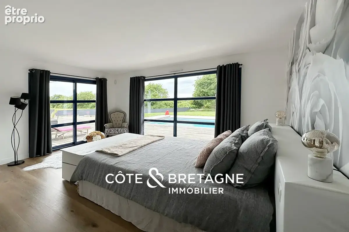 Maison moderne avec piscine à ambon dans le morbihan  réf : 202629 - photo 11