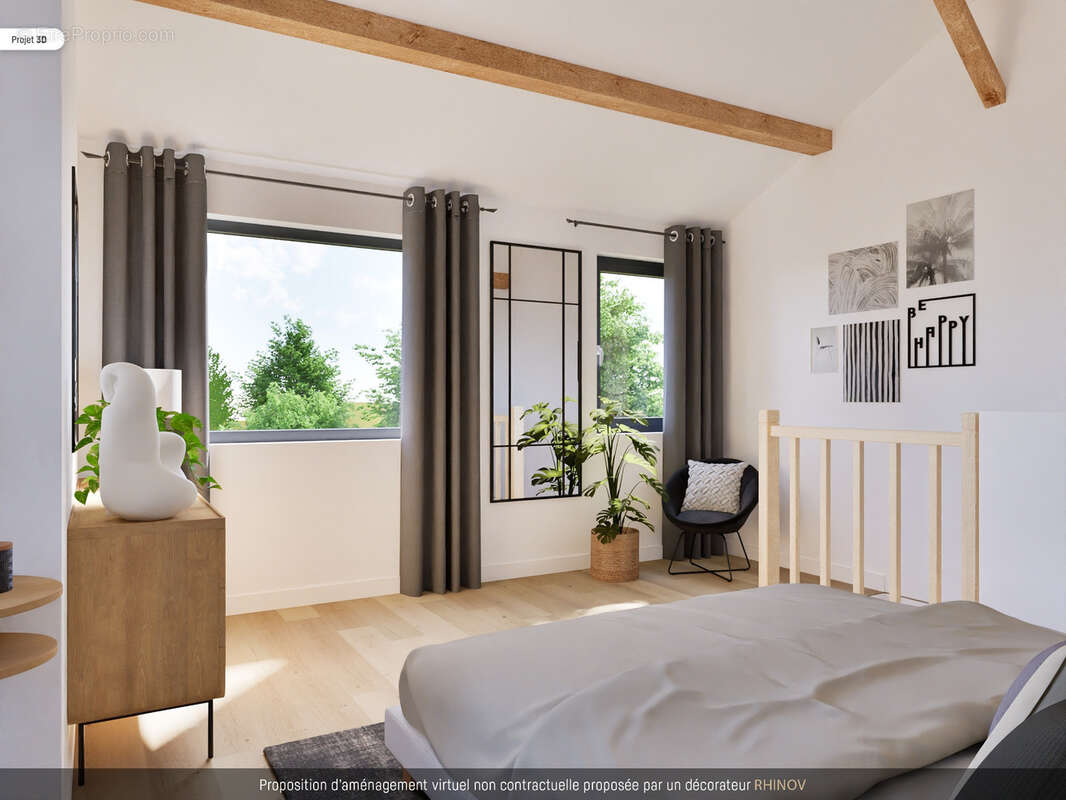 St-Just-St-Rambert, maison d'architecte 147 m², 4 chambres, garage double sur terrain de 985 m² - photo 45