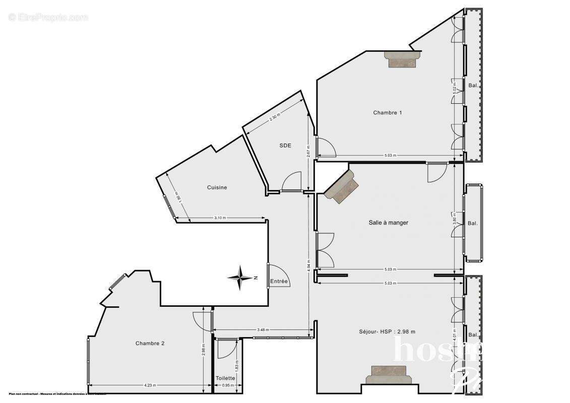 Appartement à PARIS-10E