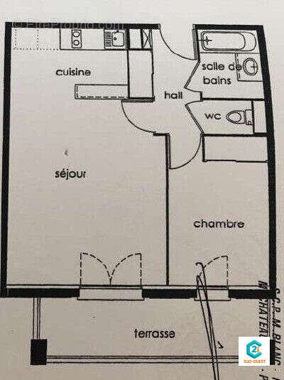 Appartement 43 m² à Tarbes  - photo 3