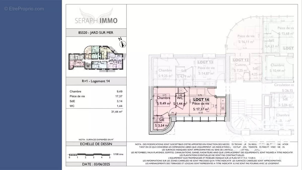 Appartement à JARD-SUR-MER