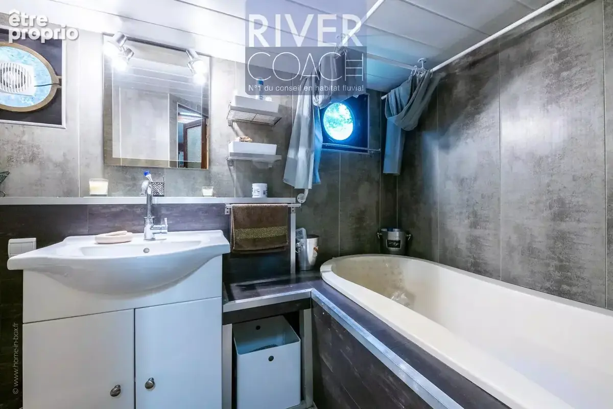 Vivre sur l’eau à 25 min de Paris – péniche Freycinet lumineuse avec terrasse - photo 11