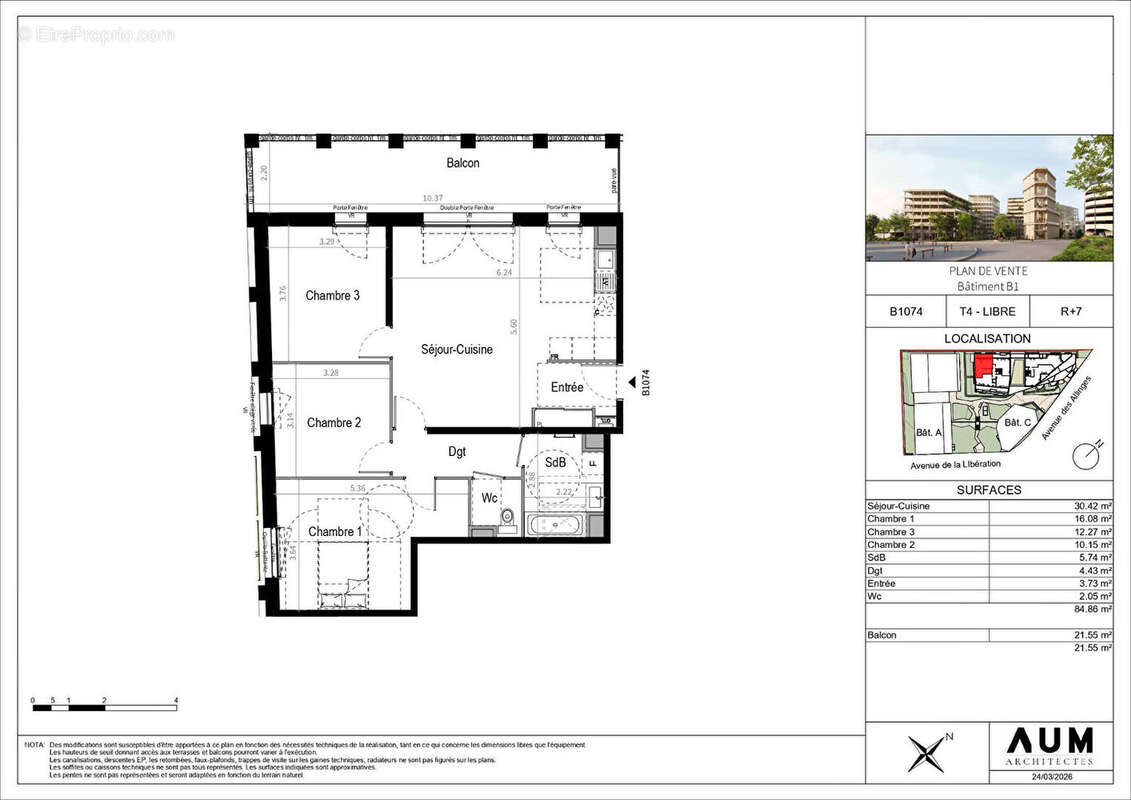 Appartement à THONON-LES-BAINS