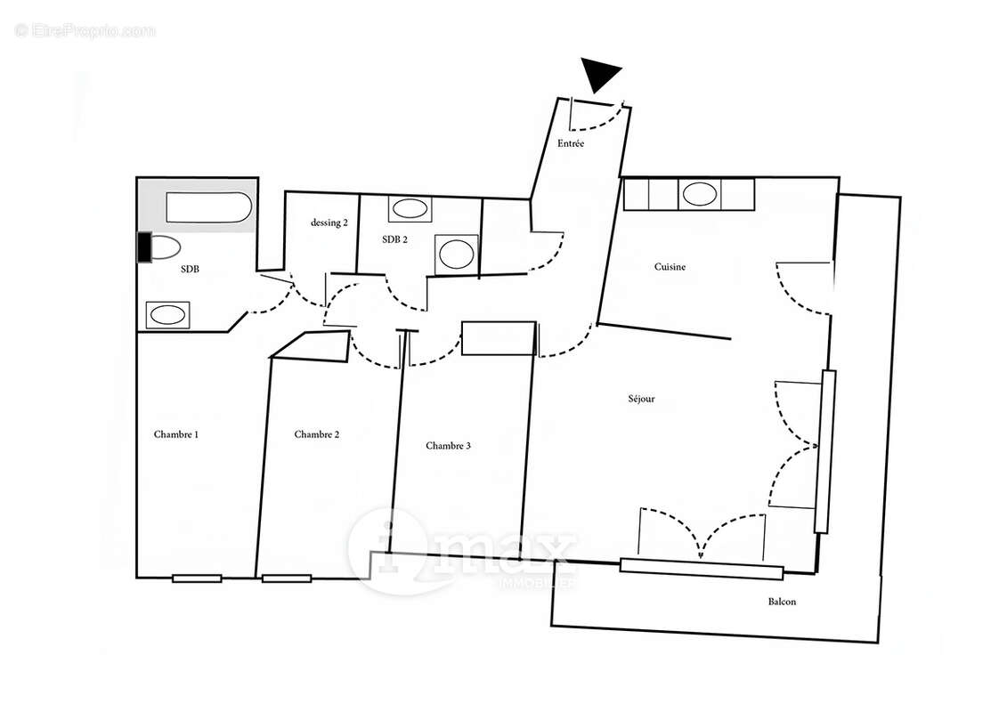 Appartement à BOIS-COLOMBES