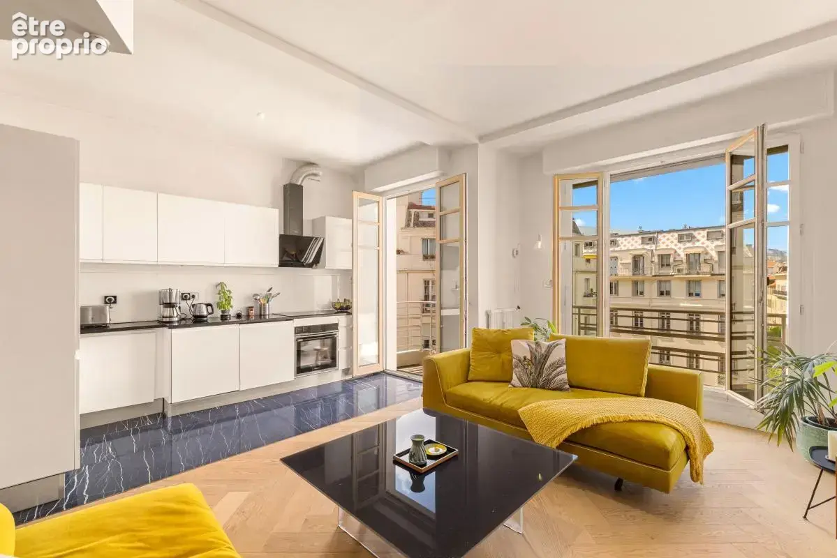 NICE Carré d'or 3P 77m² Dernier étage balcon grenier - photo 7