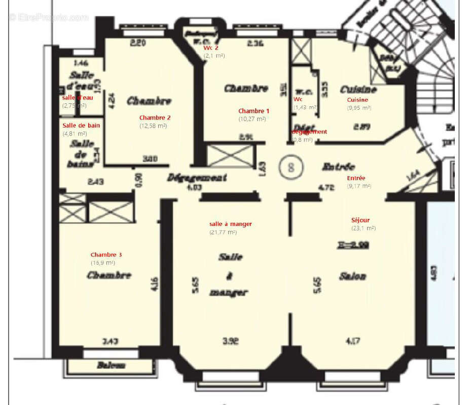 Appartement à PARIS-7E