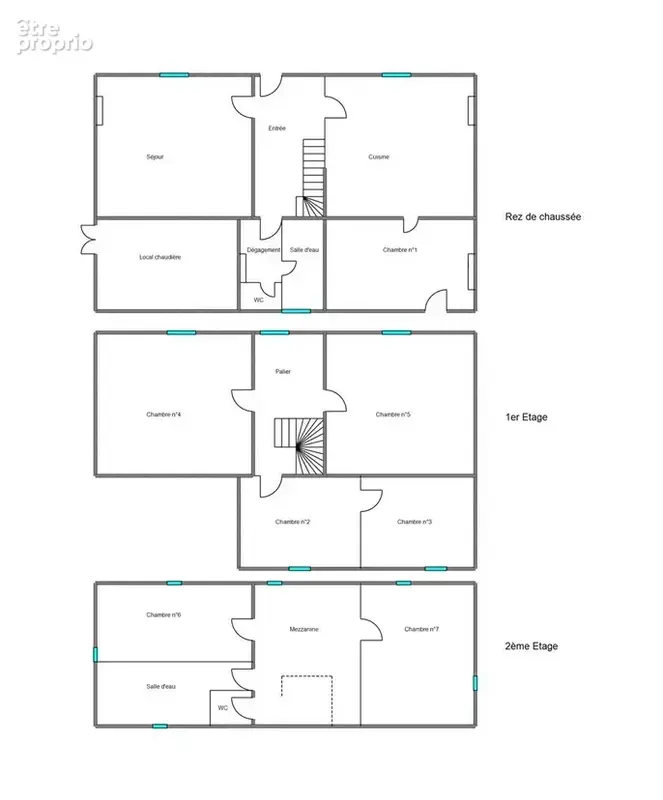 9 pièces 245 m2 - terrain 5470m2  - 7 chambres - photo 16