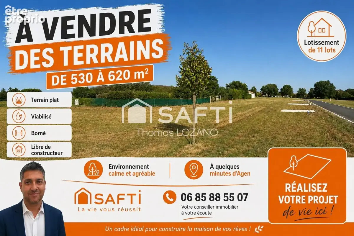 Photo 1 - Terrain à ESTILLAC
