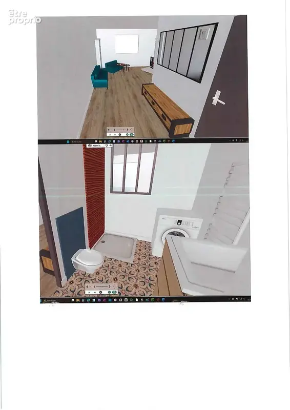 Studio - 38 m2 - 1 Place de parking privative - - photo 5