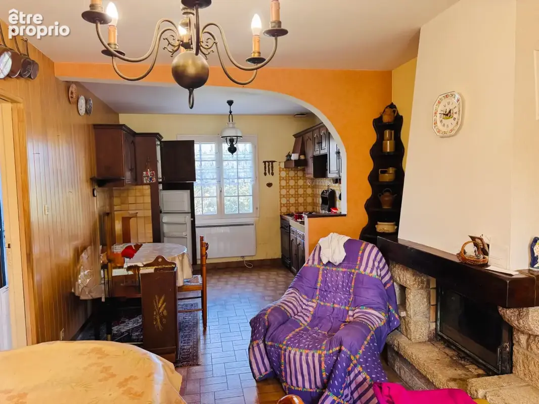 Maison T3 avec étang et grenier aménageable sur 2 183 m² de terrain – Plouguin - photo 4