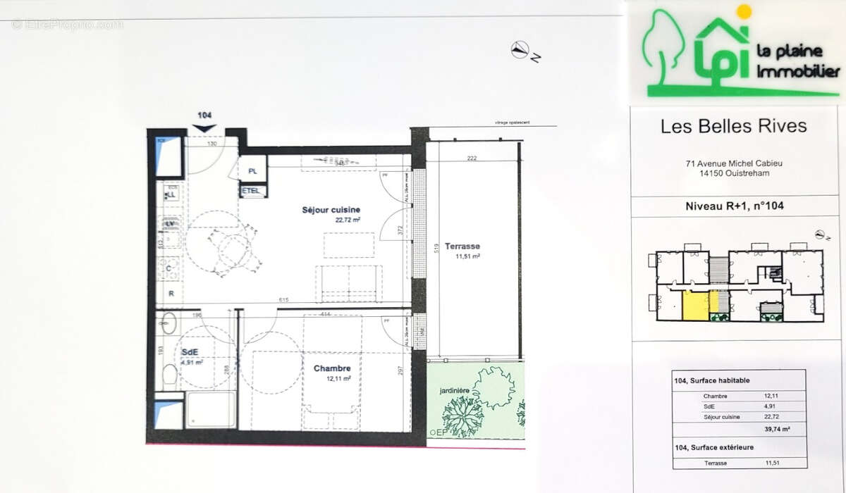 Appartement à OUISTREHAM