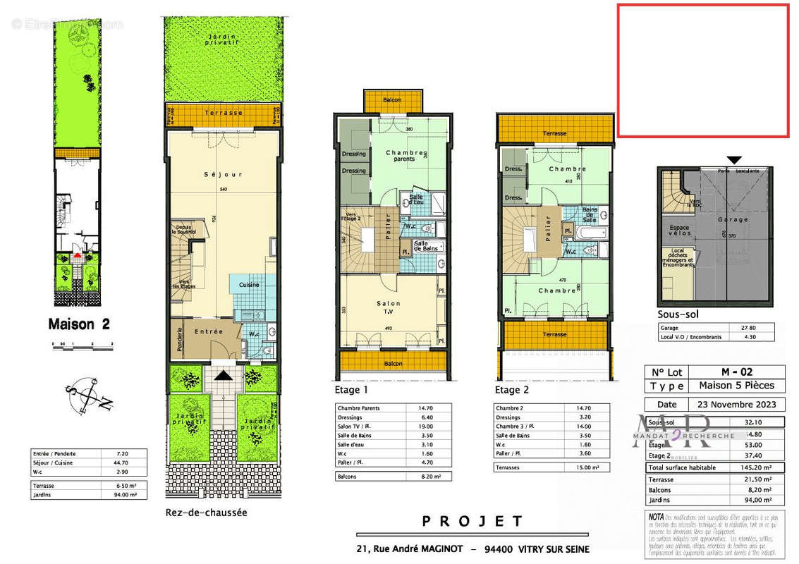 Terrain à VITRY-SUR-SEINE