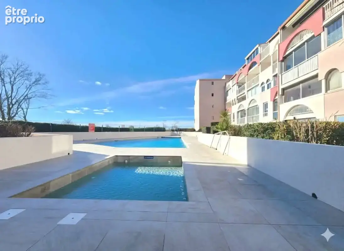 CAP D'AGDE - RICHELIEU - Appartement 2 pièces mezzanine au dernier étage avec loggia vue mer et piscine - photo 9