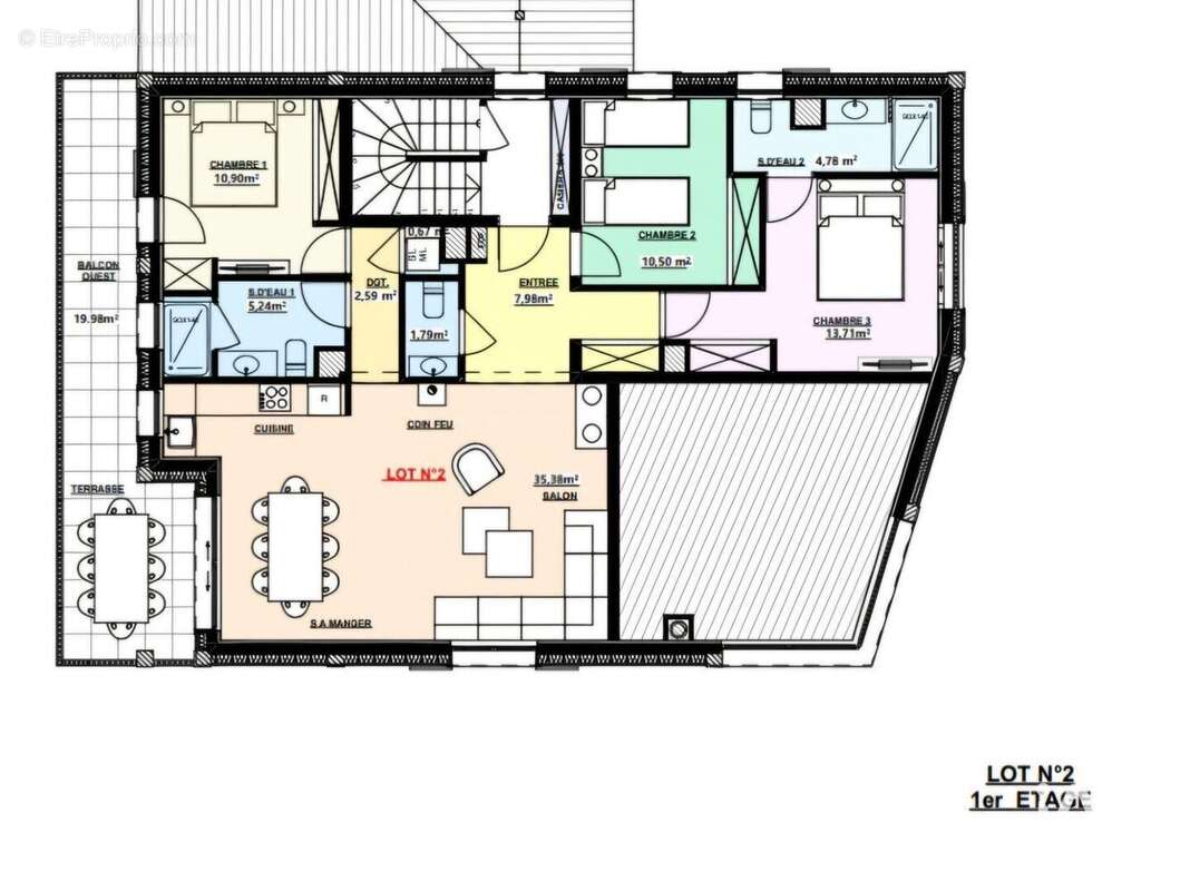 Appartement 94 m² à Montriond  - photo 9
