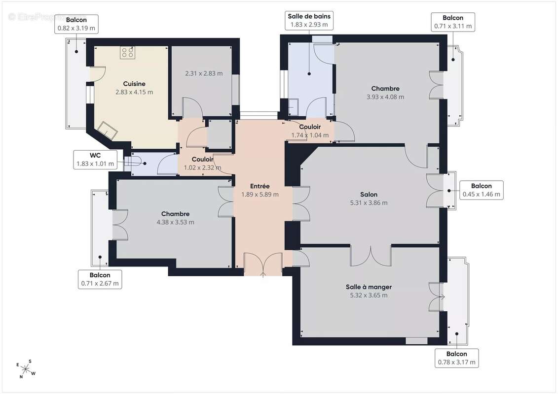 Appartement à NICE