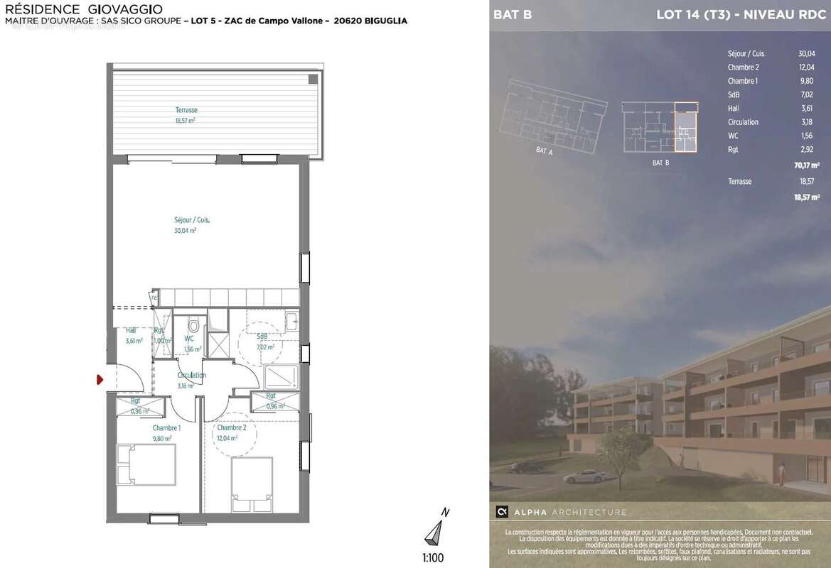 Appartement à L&#039;ILE-ROUSSE