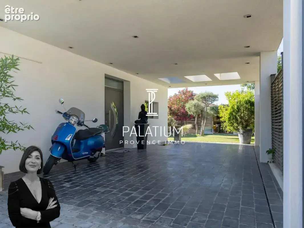 Villa contemporaine, piscine, jardin paysage - photo 9