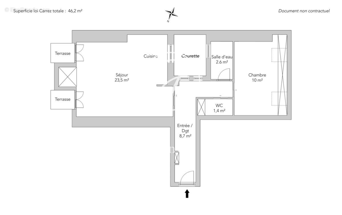 Appartement à PARIS-8E