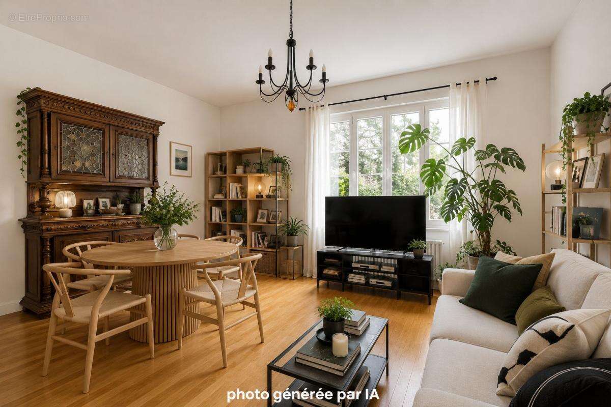 LYON 3 / FERRANDIERE - PART DIEU EST - Lumineux T3 traversant de 79 m² transformable en T4 - photo 2
