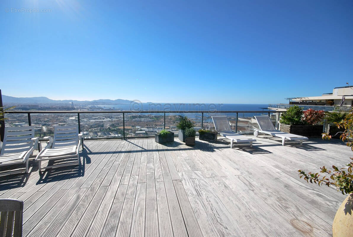 Exceptionnel T4 vue mer ? Terrasses XXL ? Résidence Grand Baie 13016 Marseille n°9 - Appartement à MARSEILLE-16E